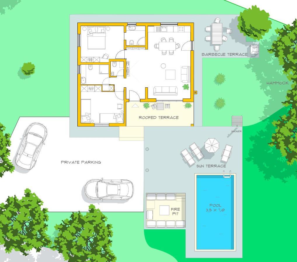 Tara Villa Pavicini Eksteriør billede